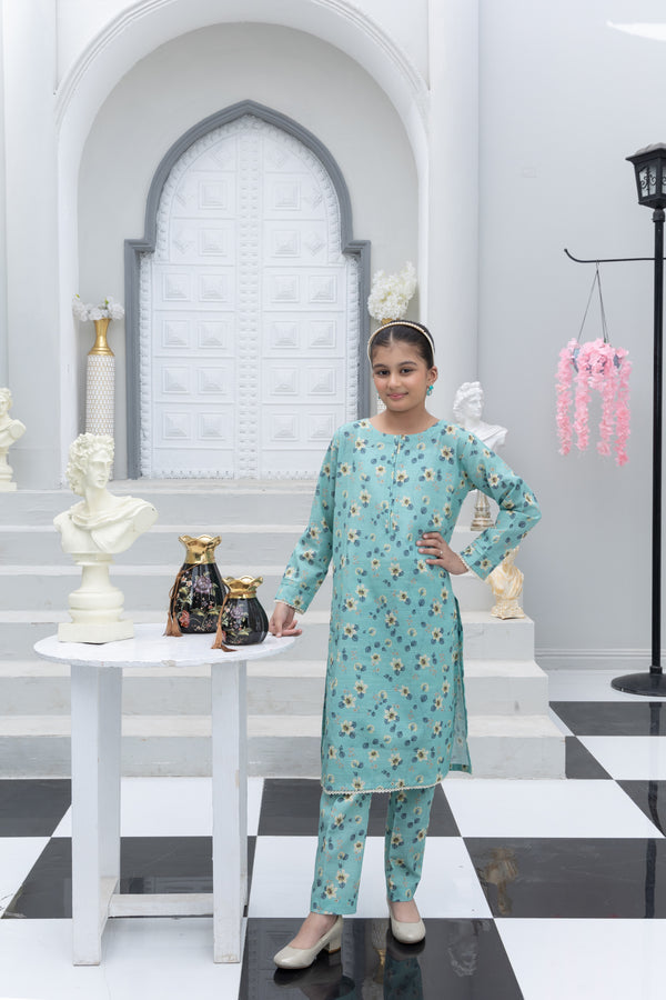 KPK12598PG728 Stitched 2 PCS Printed Khaddar