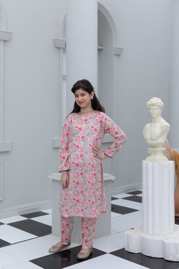 KPK12591PG729 Stitched 2 PCS Printed Khaddar