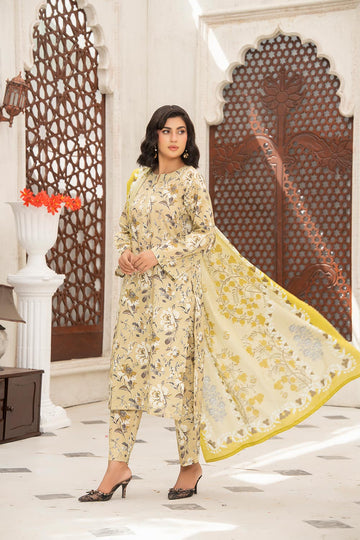 BPL751PG426 Stitched 3 PCS Lawn