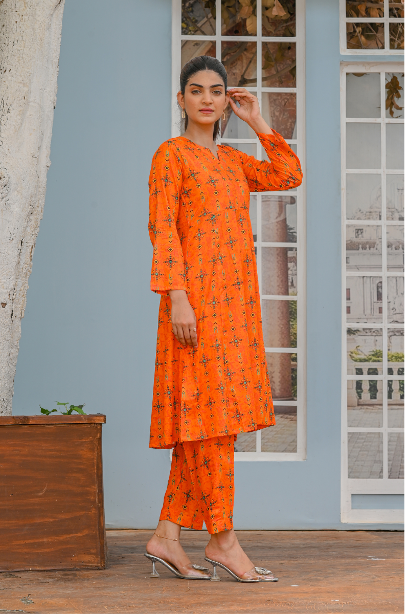 Vibrant Vista Frock