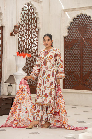 BPL751PG426 Stitched 3 PCS Lawn