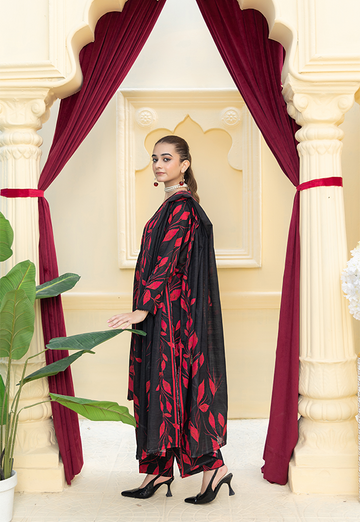 DPK12582-PG724 Stitched 3 PCS Khaddar