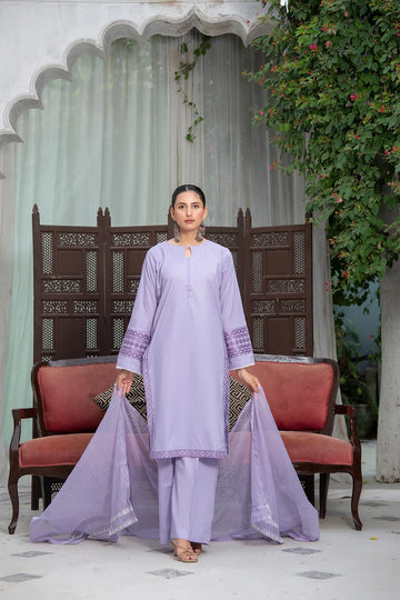 SE749PG426 Stitched 3 Pcs Embroidered Cambric