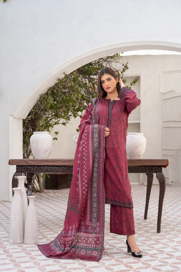 BPL738PG1225 Stitched 3 PCS Lawn