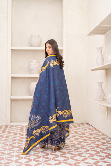 OPF738PG1225 Stitched 3 PCS Lawn Frock