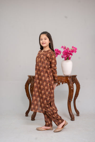 KPL739-PG1225 Stitched 2 Pc Lawn