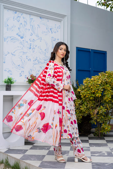 DLP715-PG8911 Stitched 3 PCS Lawn